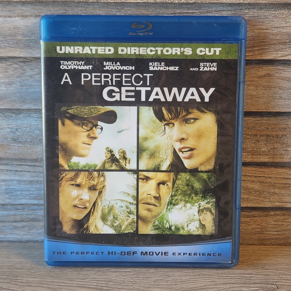 🖤 A Perfect Getaway Blu-ray Thriller Movie Suspense Vacation